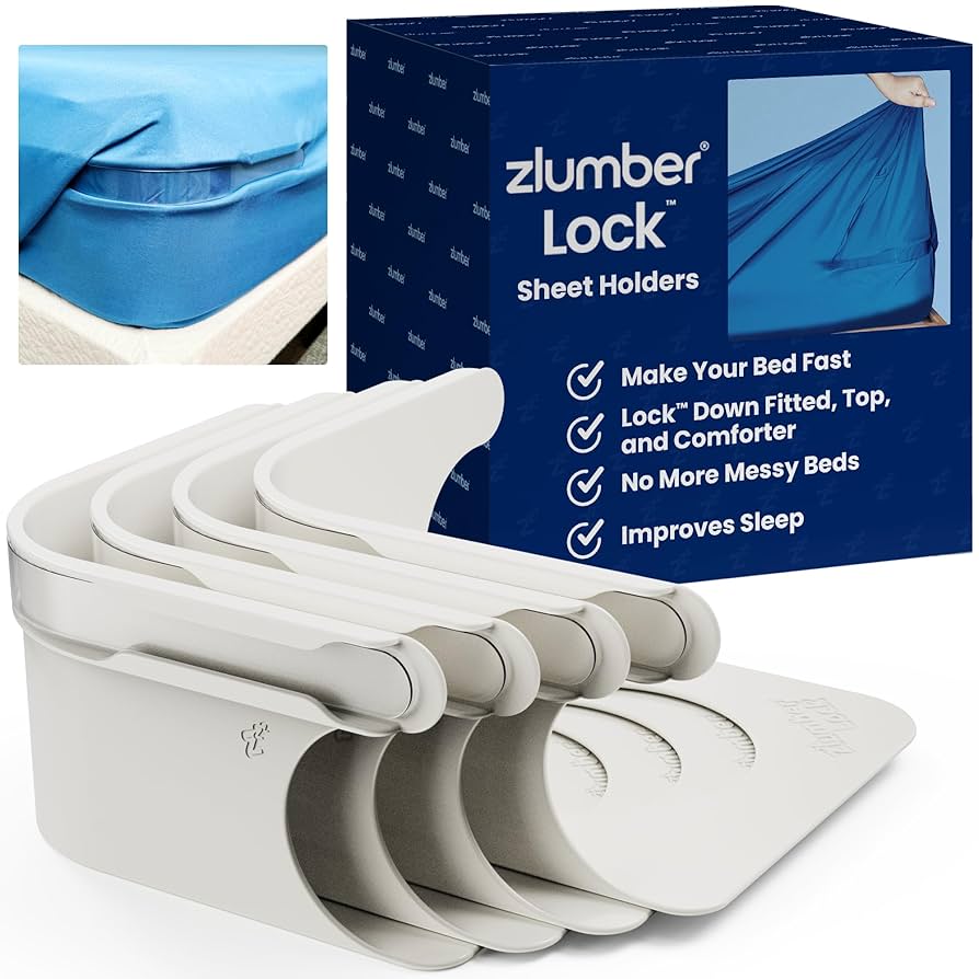 Set of 4 |Zlumber Bedsheet Lock